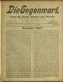 Die Gegenwart / 26. Jahrgang 1927