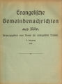 Evangelische Gemeindenachrichten aus Köln / 9.1914