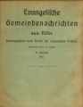 Evangelische Gemeindenachrichten aus Köln / 10.1915