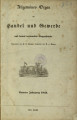 Allgemeines Organ für Handel und Gewerbe und damit verwandte Gegenstände / Jahrgang 9.1843