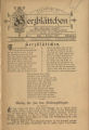 Herzblättchen / 1. Jahrgang 1887