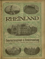 Rheinland / 3. Jahrgang 1913 (unvollständig)