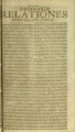 Extraordinariae relationes / Ordinariae relationes / 1689 (unvollständig)