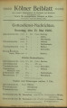Kölner Beiblatt zum evangel. Gemeindeblatt für Rheinland und Westfalen / 1.1906