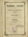 Kirchlicher Anzeiger für die evangelische Gemeinde zu Köln am Rhein / 1858,1