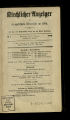 Kirchlicher Anzeiger der evangelischen Gemeinde zu Köln  / 1873