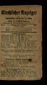 Kirchlicher Anzeiger der evangelischen Gemeinde zu Köln  / 1881