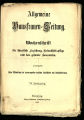 Allgemeine Hausfrauenzeitung / 6. Jahrgang 1883/84 (unvollst.)