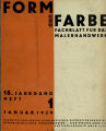 Form und Farbe / 18.1929