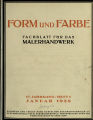 Form und Farbe / 17.1928