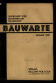 Bauwarte / 4. Jahrgang 1928