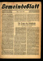 Gemeindeblatt für die jüdischen Gemeinden in Rheinland und Westfalen / 5. Jahrgang 1935...