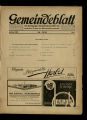 Gemeindeblatt der Synagogen-Gemeinde zu Köln am Rhein / Jahrgang 1931 (unvollständig)