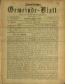 Israelitisches Gemeindeblatt / 3. Jahrgang 1890