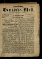 Israelitisches Gemeindeblatt / 5. Jahrgang 1892 (unvollständig)