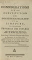 CONSIDÉRATIONS SUR LA CONSTITUTION DES DUCHÉS DE BRABANT ET DE LIMBOURG, ET DES AUTRES PROVINCES...