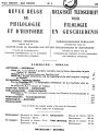 Revue belge de philologie et d'histoire / 33.1955