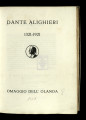 Dante Alighieri 1321-1921