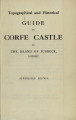 Topographical and historical guide to Corfe Castle in the island of Purbeck, Dorset