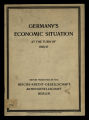 Germany's economic situation at the turn of 1936/37