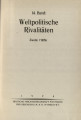 Die große Politik der europäischen Kabinette 1871-1914 / Band 14,2