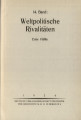 Die große Politik der europäischen Kabinette 1871-1914 / Band 14,1