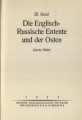 Die große Politik der europäischen Kabinette 1871-1914 / Band 25,2