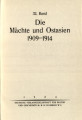 Die große Politik der europäischen Kabinette 1871-1914 / Band 32