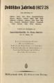 Politisches Jahrbuch / 1927/28