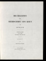Die Regesten der Erzbischöfe von Köln im Mittelalter / Bd 5