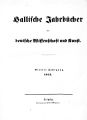 Hallische Jahrbücher für deutsche Wissenschaft und Kunst / 4.1841