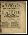 Exercitatio Historica Et Cosmographica ...