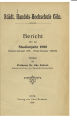 Städtische Handels-Hochschule in Köln. Bericht ... / 1908, Sommersemester - 1908/09,...