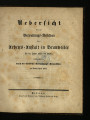 Uebersicht der Verwaltungs-Resultate der Arbeits-Anstalt in Brauweiler für die Jahre 1833 bis 1836