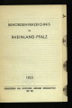 Behördenverzeichnis Rheinland-Pfalz / 1952