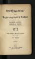 Adreßkalender für den Regierungsbezirk Aachen / 1.1912
