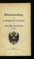 Dienstanweisung für die Beamten und die Büreaus der städtischen Verwaltung zu Köln / 1900