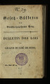 Gesetz-Bulletin des Großherzogthums Berg / 6.1811