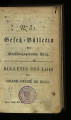 Gesetz-Bulletin des Großherzogthums Berg / 8.1811
