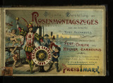 Offizielle Darstellung des Rosenmontagszuges / 1899