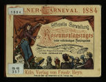 Offizielle Darstellung des Rosenmontagszuges / 1884