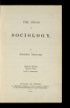 The Study of sociology