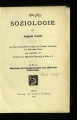 Soziologie / Bd 3