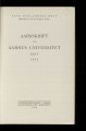 Aarsskrift for Aarhus Universitet / 24.1952