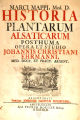 Historia plantarum Alsaticarum