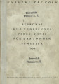 Vorlesungsverzeichnis Universität Köln SS1930 bis SS1933