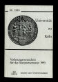 Vorlesungsverzeichnis Universität Köln SS1995
