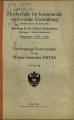 Vorlesungsverzeichnis Hochschule für kommunale und soziale Verwaltung Köln WS1917/18