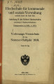 Vorlesungsverzeichnis Hochschule für kommunale und soziale Verwaltung Köln SS1919