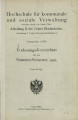 Vorlesungsverzeichnis Hochschule für kommunale und soziale Verwaltung Köln SS1912